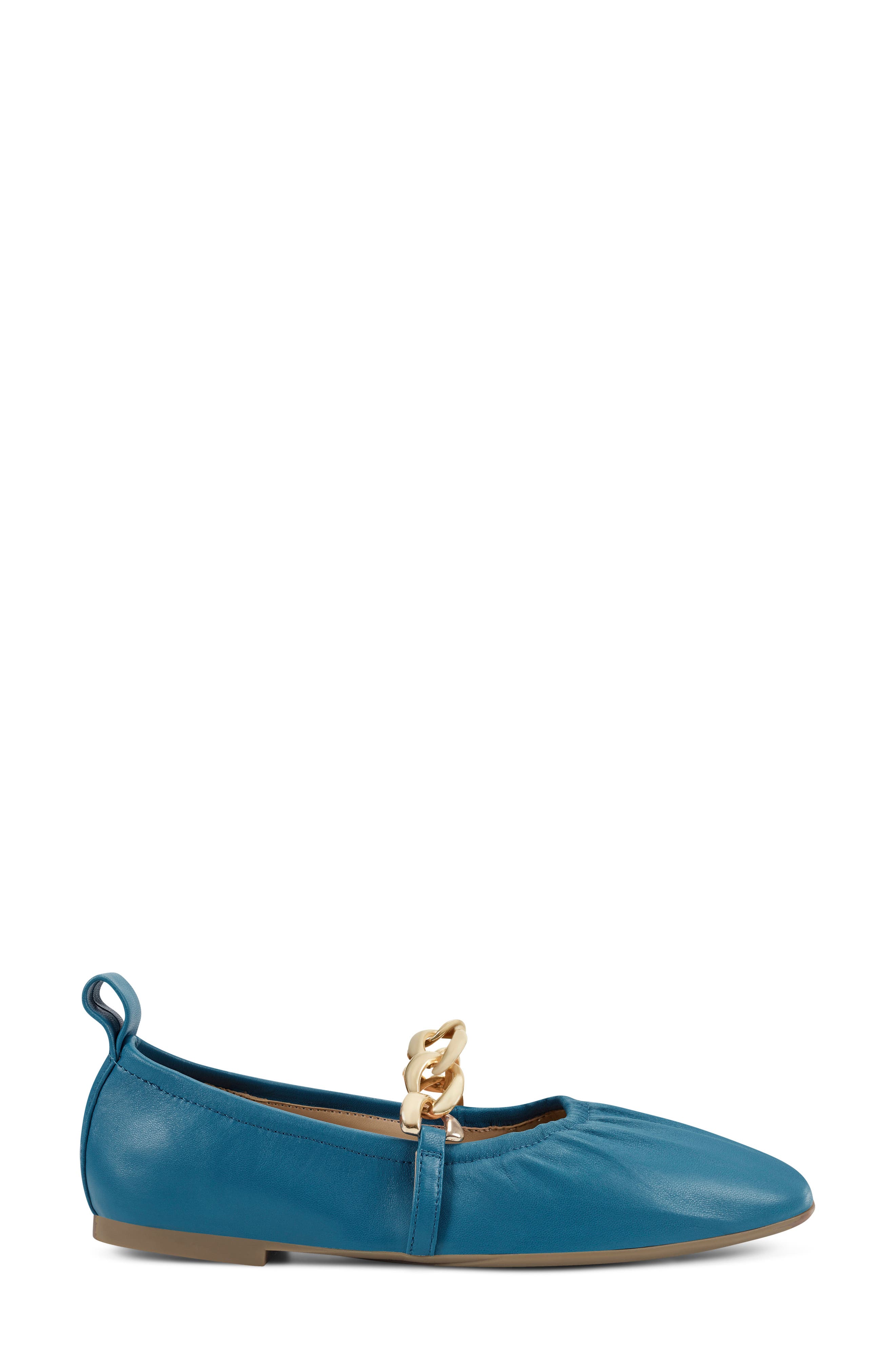 Ramen Flat, Alternate, color, BLUE LEATHER