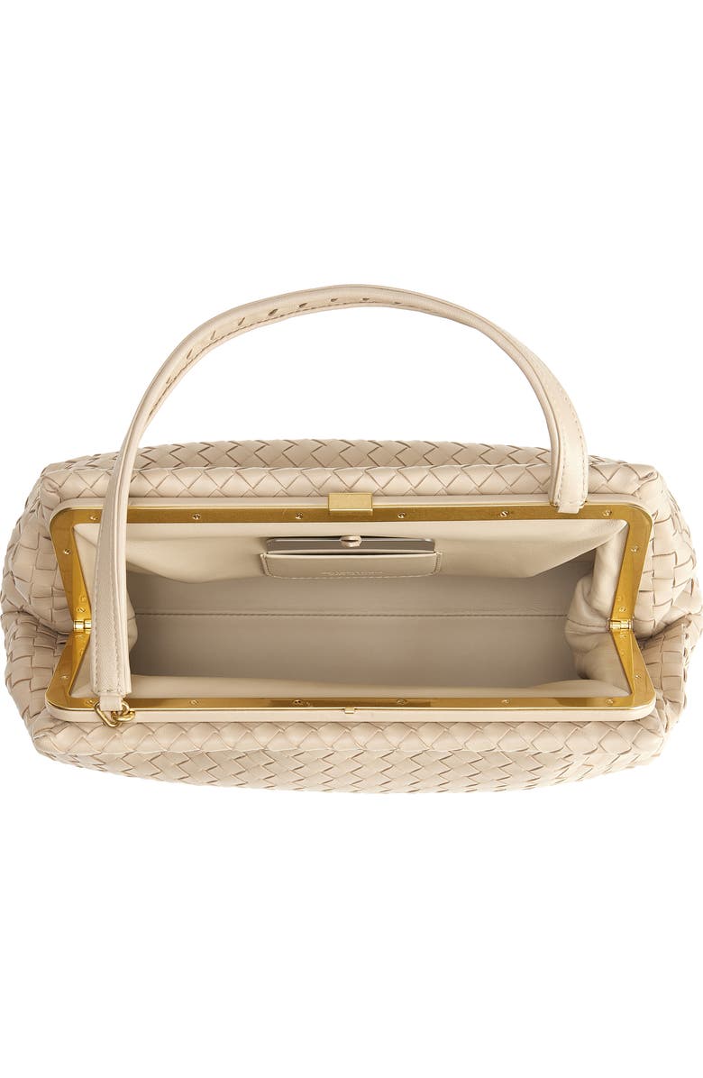 Bottega Veneta The 1998 Intrecciato Leather Handbag, Alternate, color, Ecru