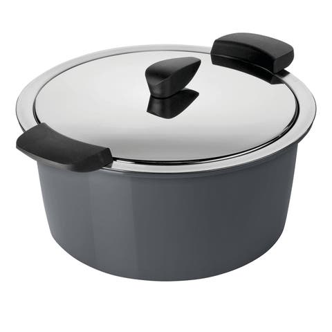 Hotpan Stainless Steel Cooking Pot with Insulated Bowl, 2.1-Quart