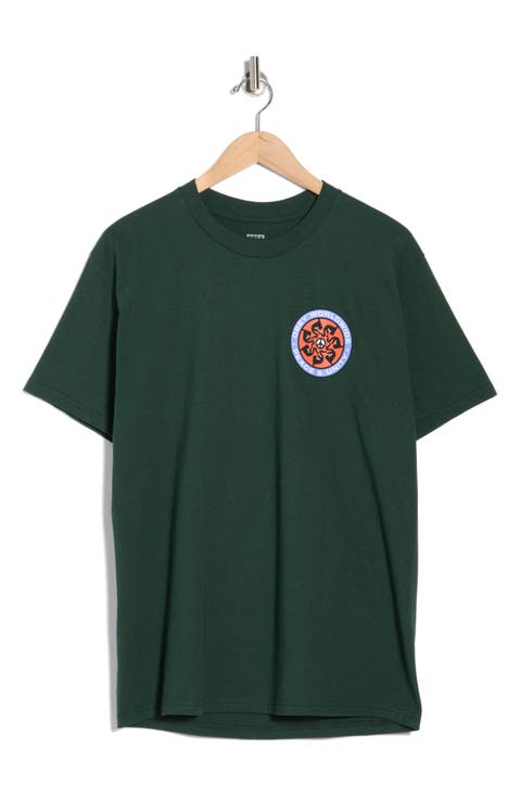 Logo Peace Wheel Graphic T-Shirt
