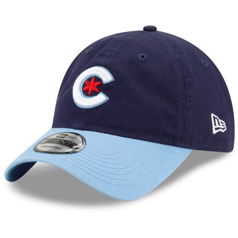 Men's New Era Navy/Light Blue Chicago Cubs 2021 City Connect 9TWENTY Adjustable Hat