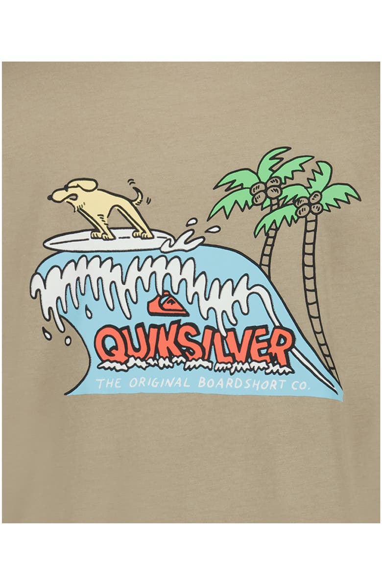 Quiksilver Kids' Dog Wave Graphic T-Shirt, Alternate, color, 