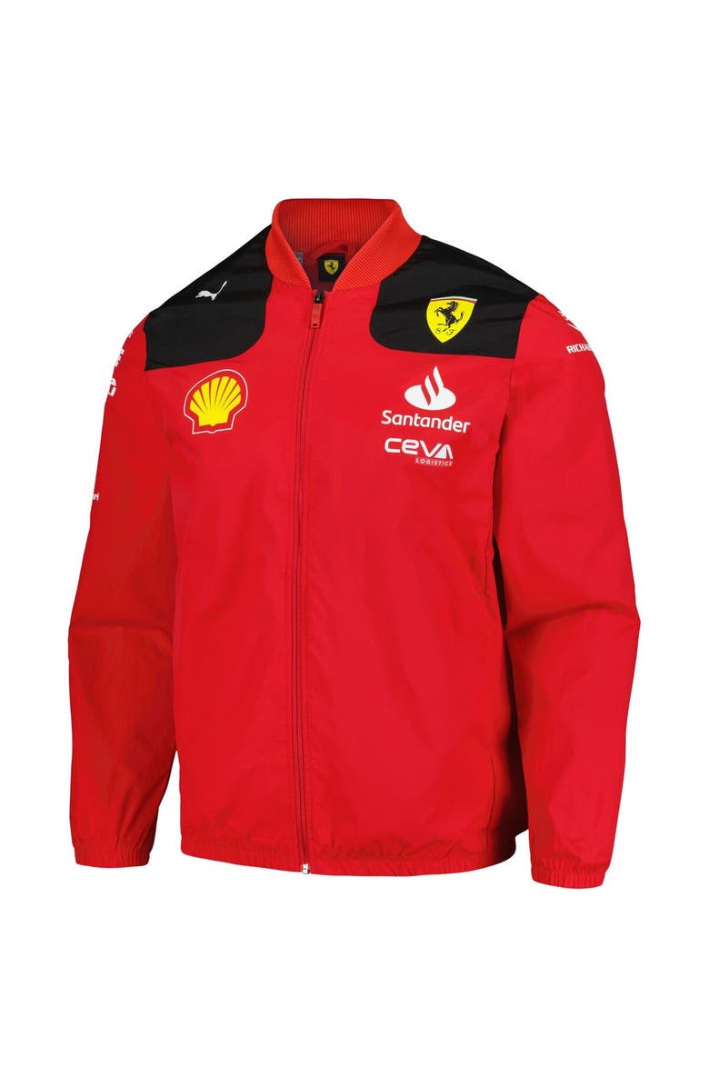 PUMA Men's Puma Red Scuderia Ferrari Team Full-Zip Jacket, Alternate, color,