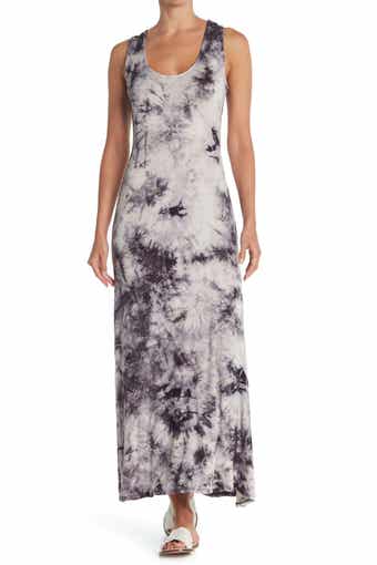WEST K Tie Dye Racerback Sleeveless Maxi Dress