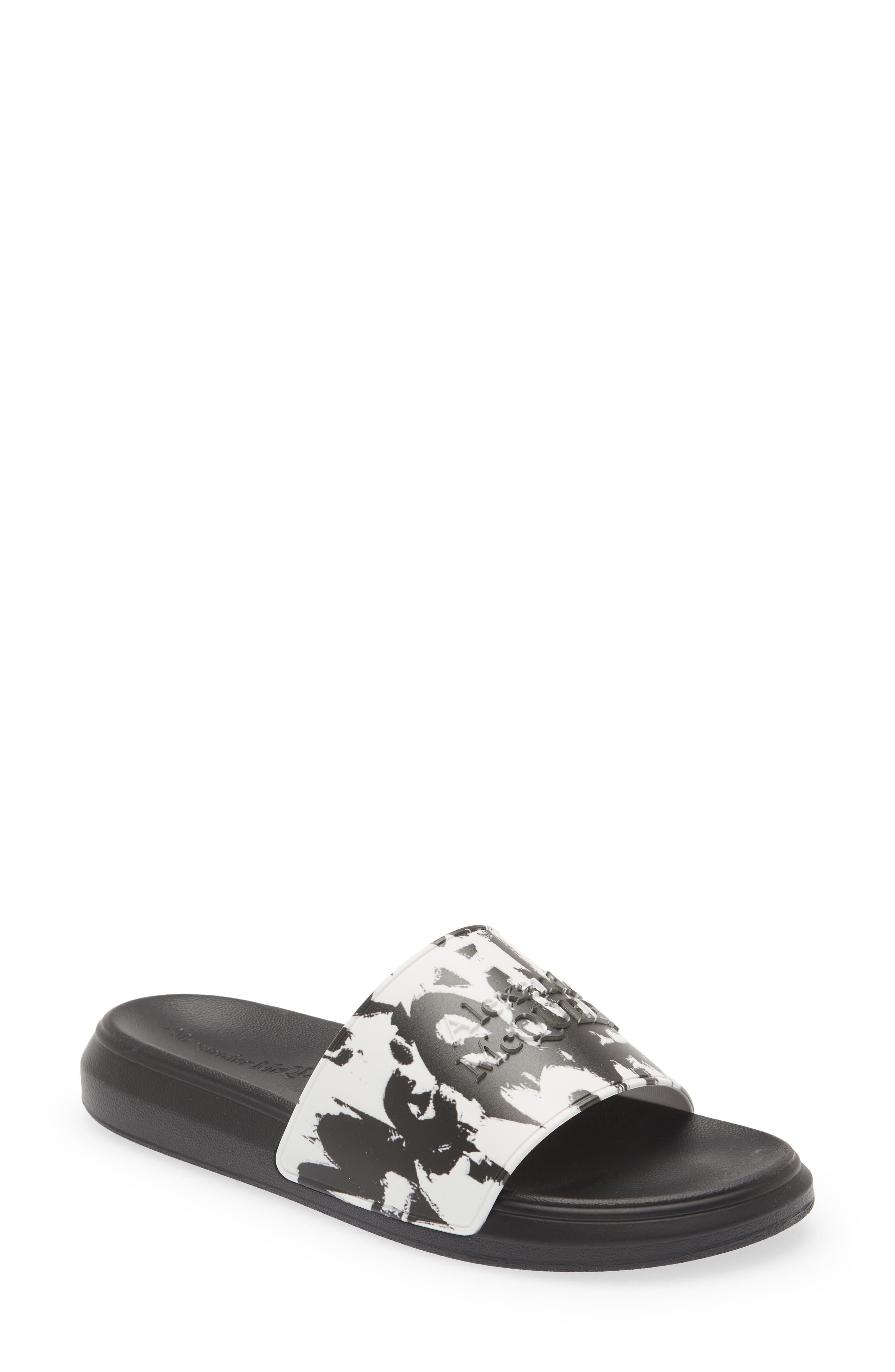 McQueen Graffiti Pool Slide Sandal, Main, color, 
