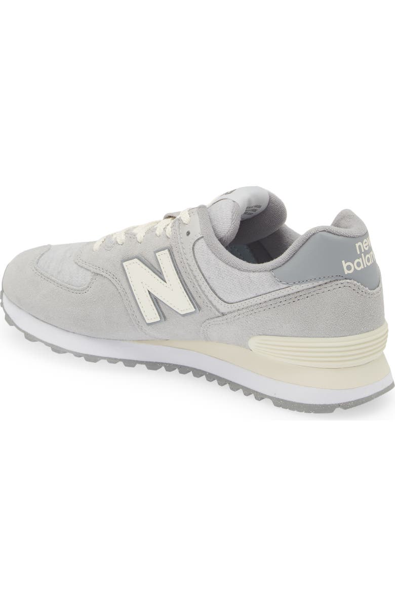 New Balance Gender Inclusive 574 Sneaker, Alternate, color, Concrete/ Angora