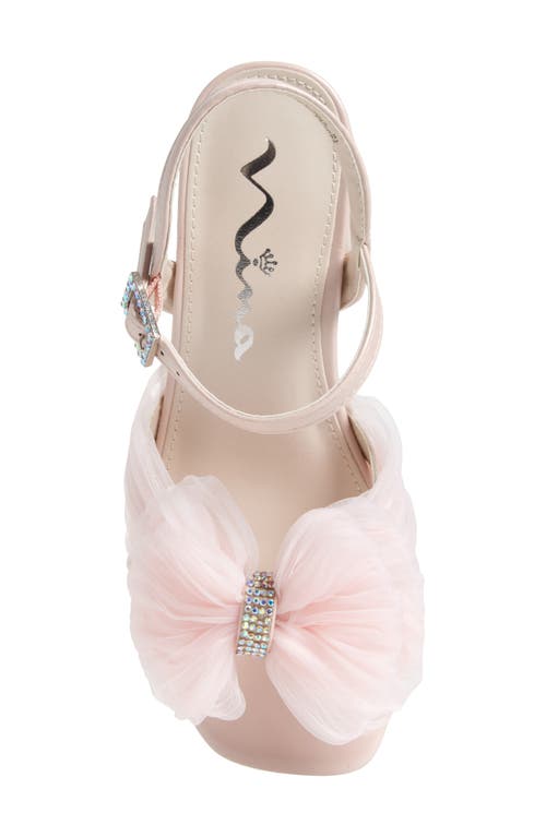 Nina Big Girls Viki Heel Sandals In Blush