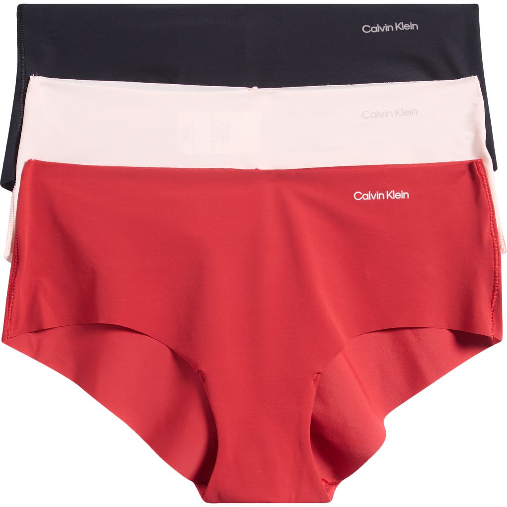 Calvin Klein Invisibles 3-pack Hipster Briefs In Multi
