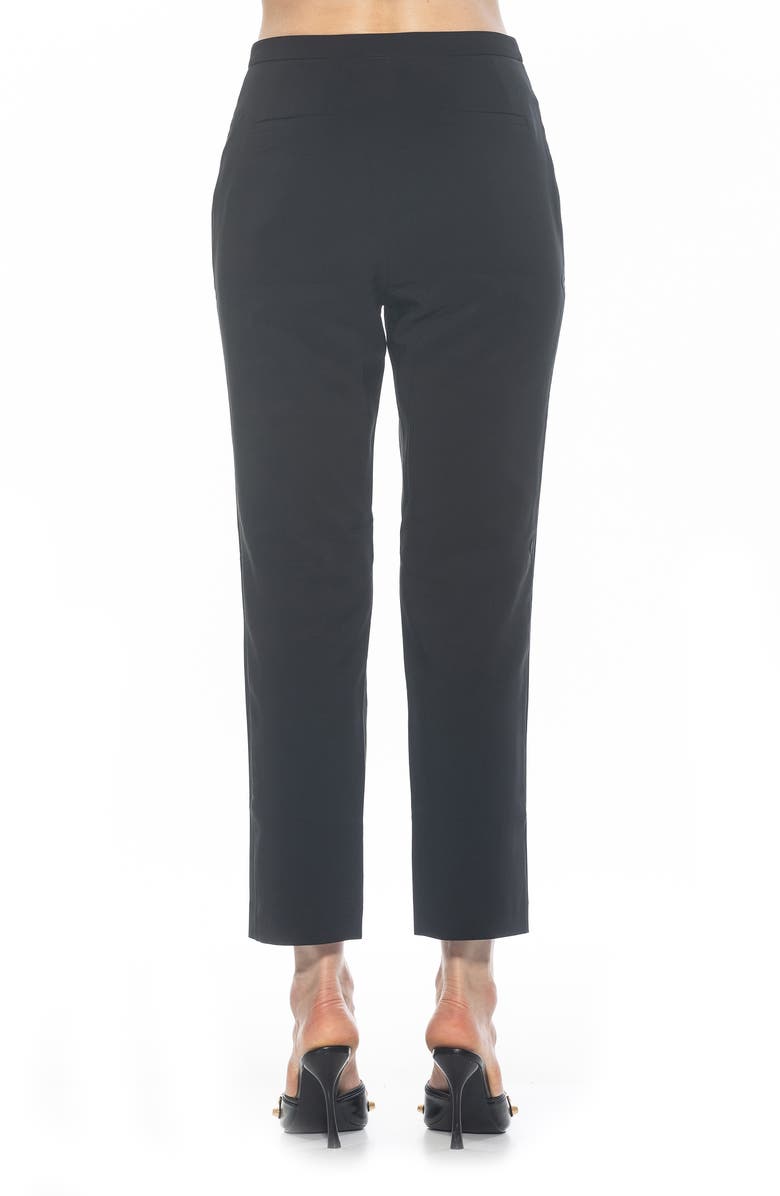 Alexia Admor Stefan Ankle Pants, Alternate, color, Black