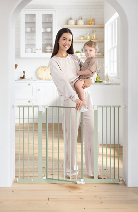 Baby Safety Gate with 3 Extensions