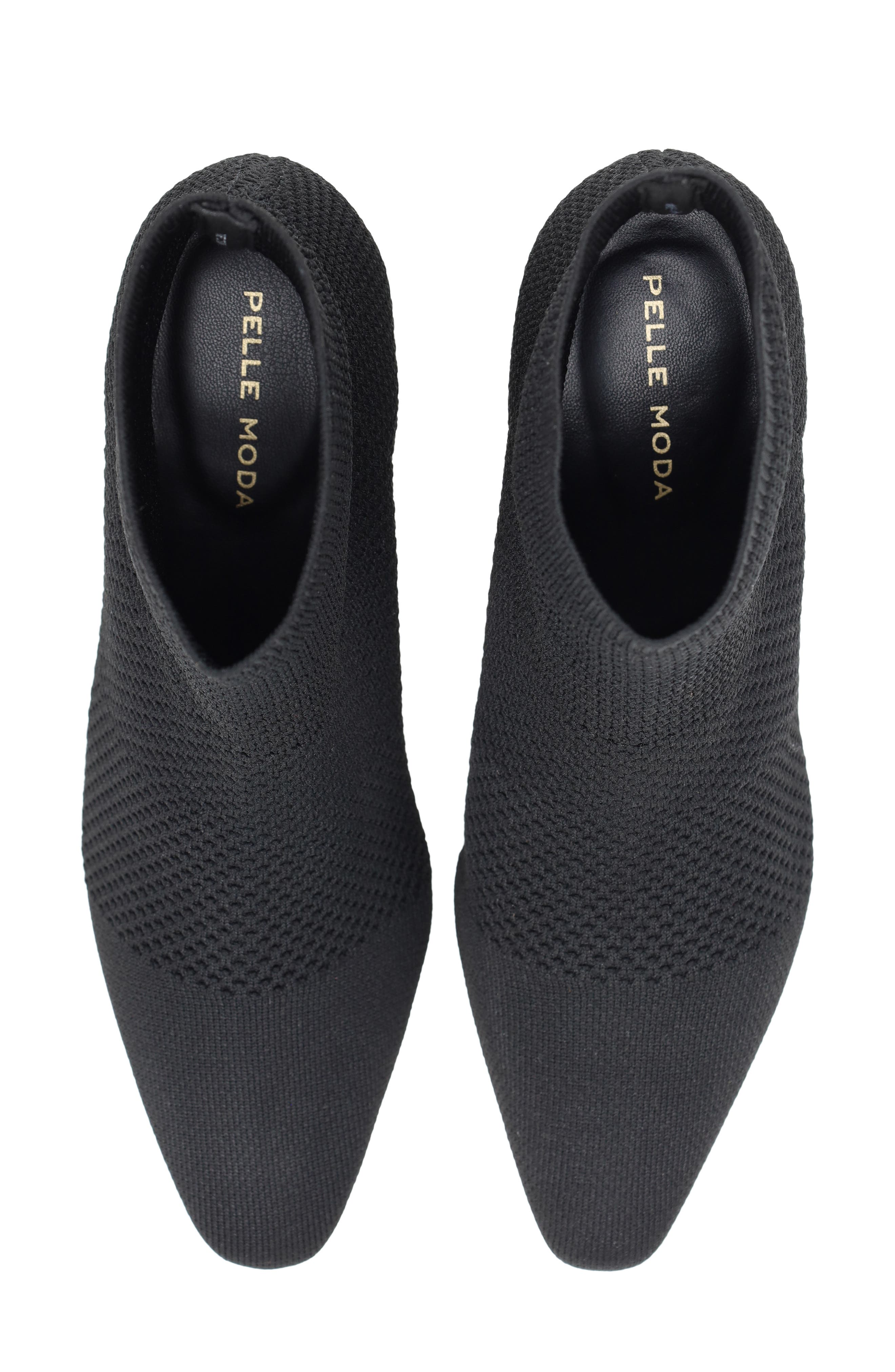 Emeli Knit Bootie, Alternate, color, BLACK