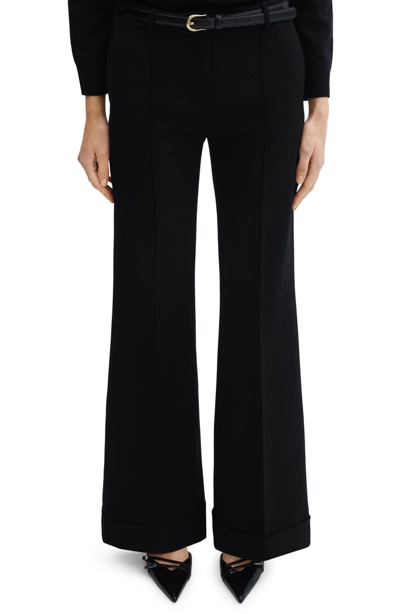 MANGO Flare Pants, Main, color,