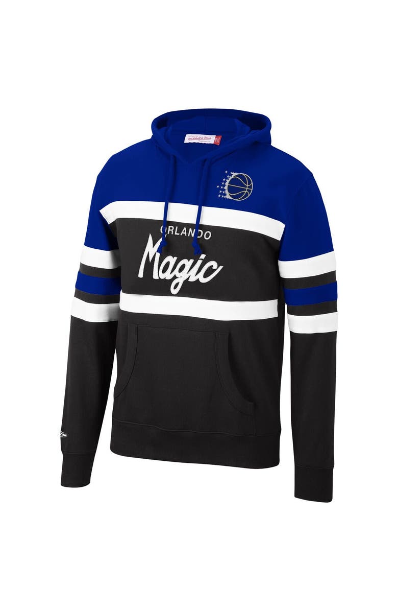 Mitchell & Ness Men's Mitchell & Ness Royal/Black Orlando Magic Head Coach Pullover Hoodie, Alternate, color, 