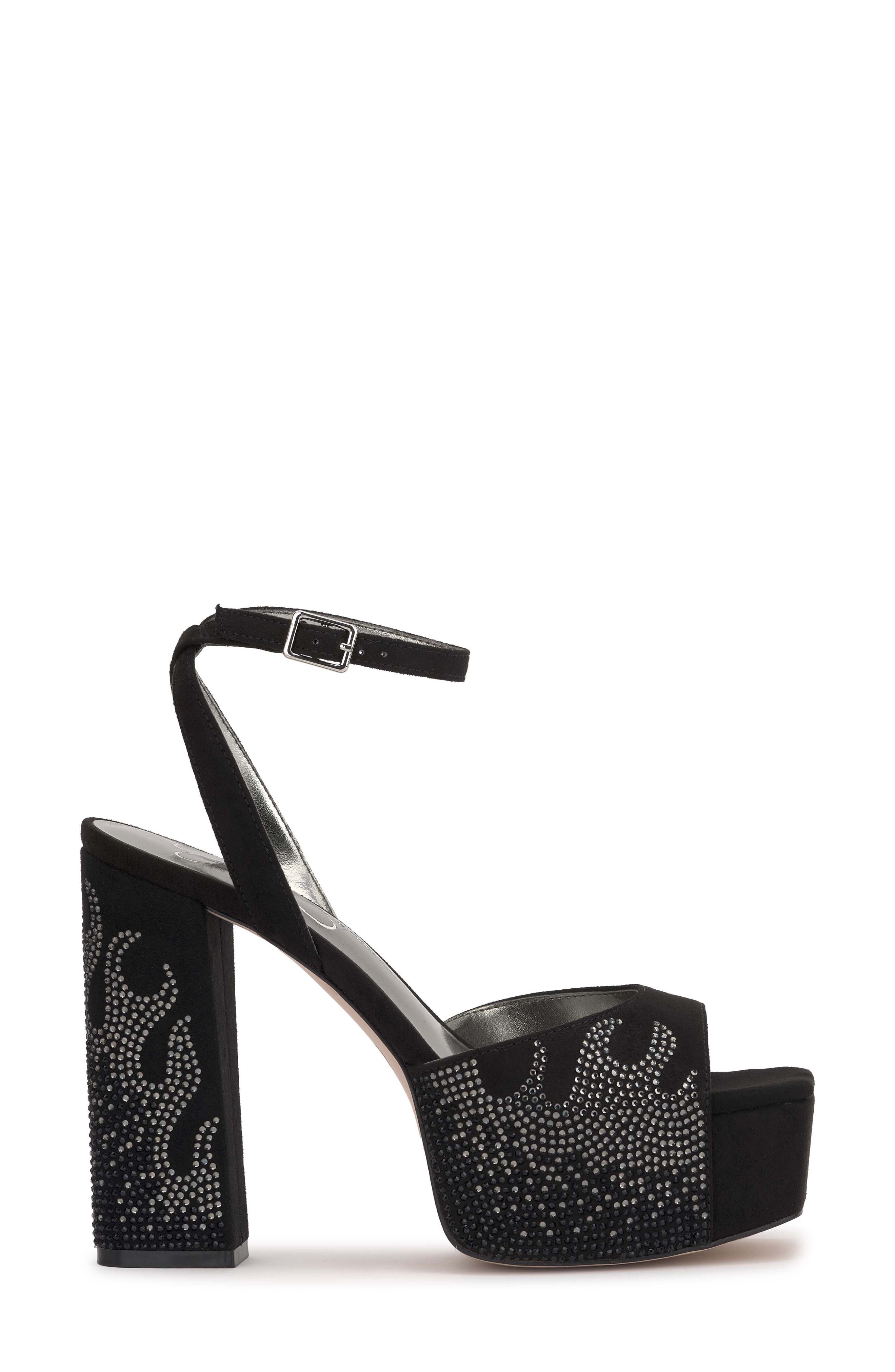 Jessica Simpson Kamindi Ankle-strap Platform Wedge Sandals in Brown