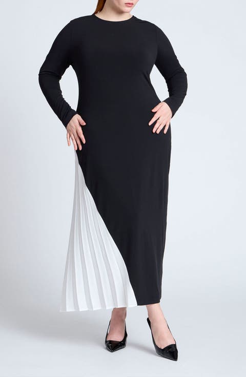 Maxi Dress With Pleat
