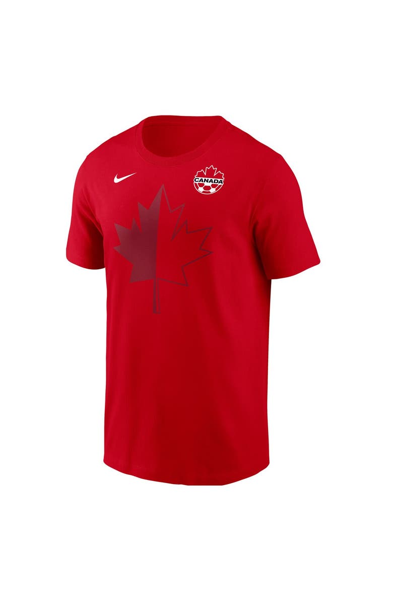 Nike Men's Nike Red Canada Soccer Maple Leaf T-Shirt, Main, color, Red