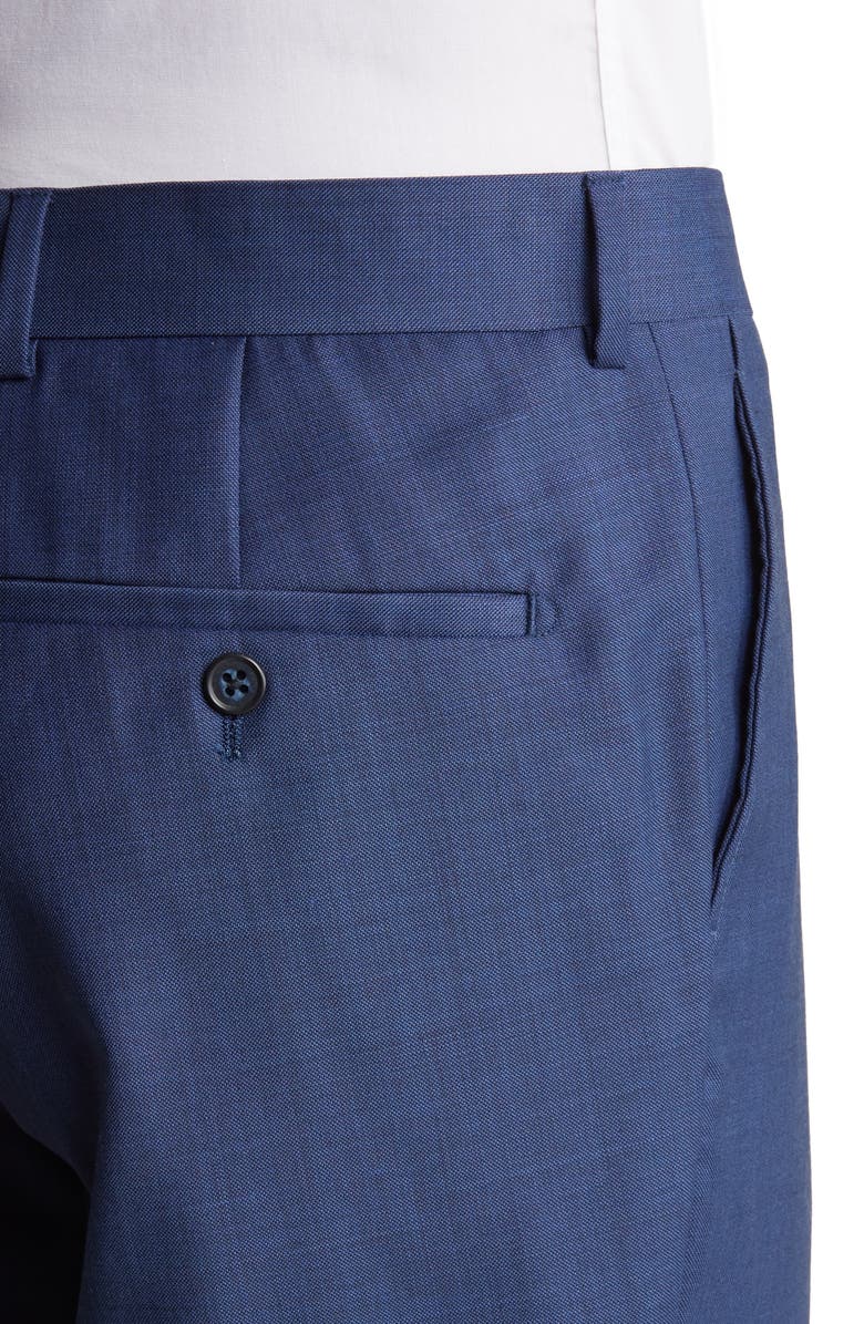 ZANETTI Port Slim Fit Two Button Notch Lapel Wool Blend Suit, Alternate, color,