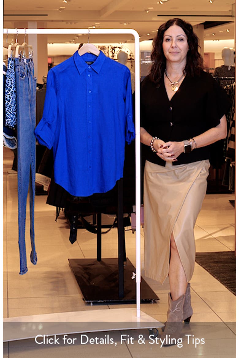 Karrie Linen Button-Up Shirt video