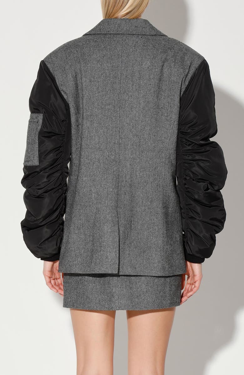 Walter Baker Asher Oversize Wool Blend Jacket, Alternate, color, Garbardine