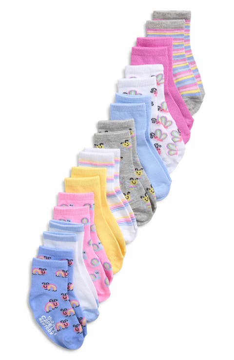 Icon Assorted 10-Pack Gripper Crew Socks (Baby)