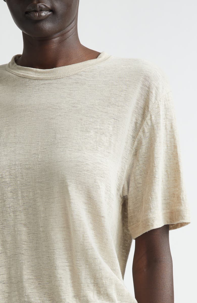 Comme des Garçons Thin Linen Jersey T-Shirt, Alternate, color, Ecru