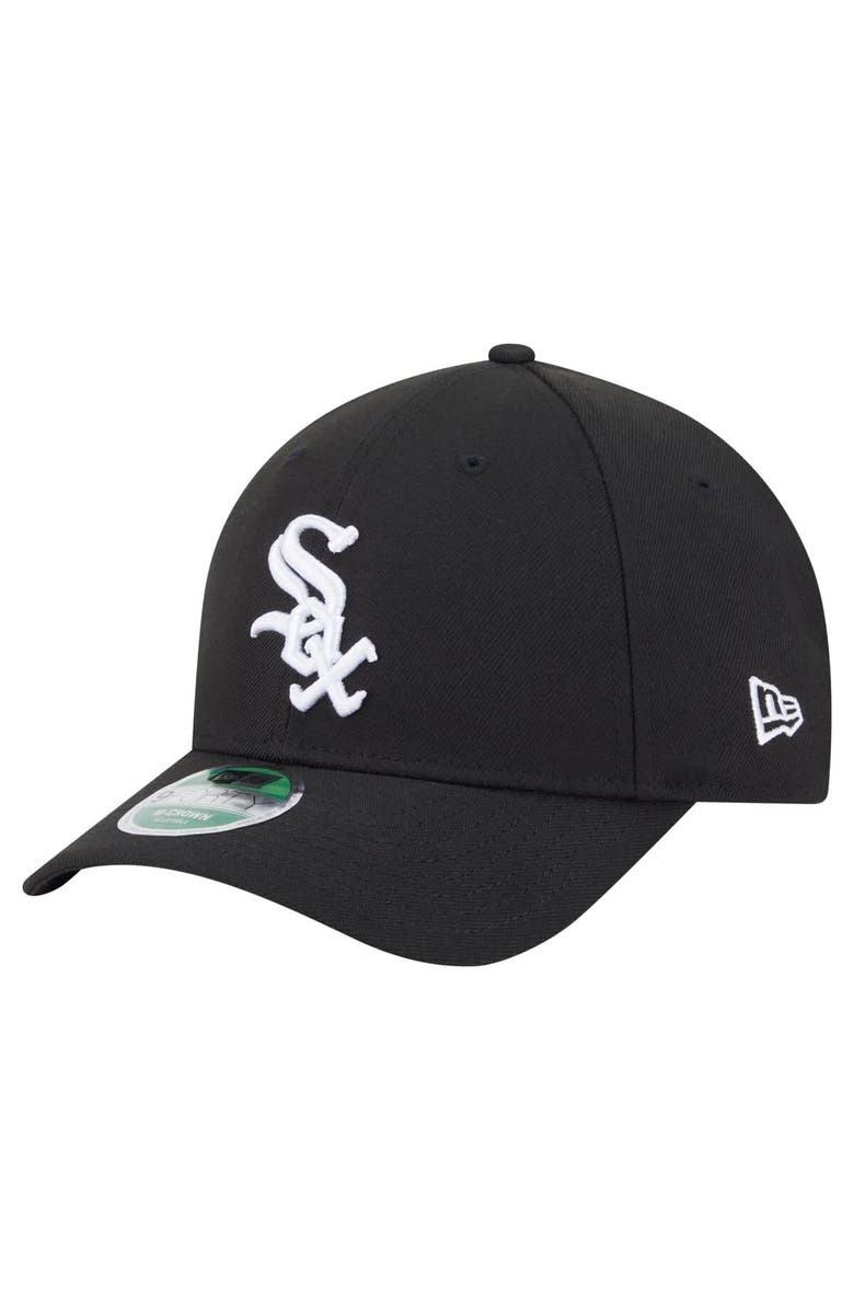New Era Men's New Era Black Chicago White Sox 125th Anniversary 9FORTY Adjustable Hat, Alternate, color, Black