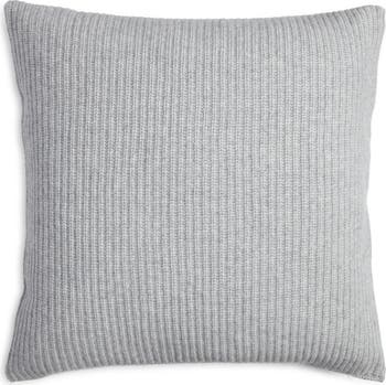 Rib Wool & Cashmere Accent Pillow