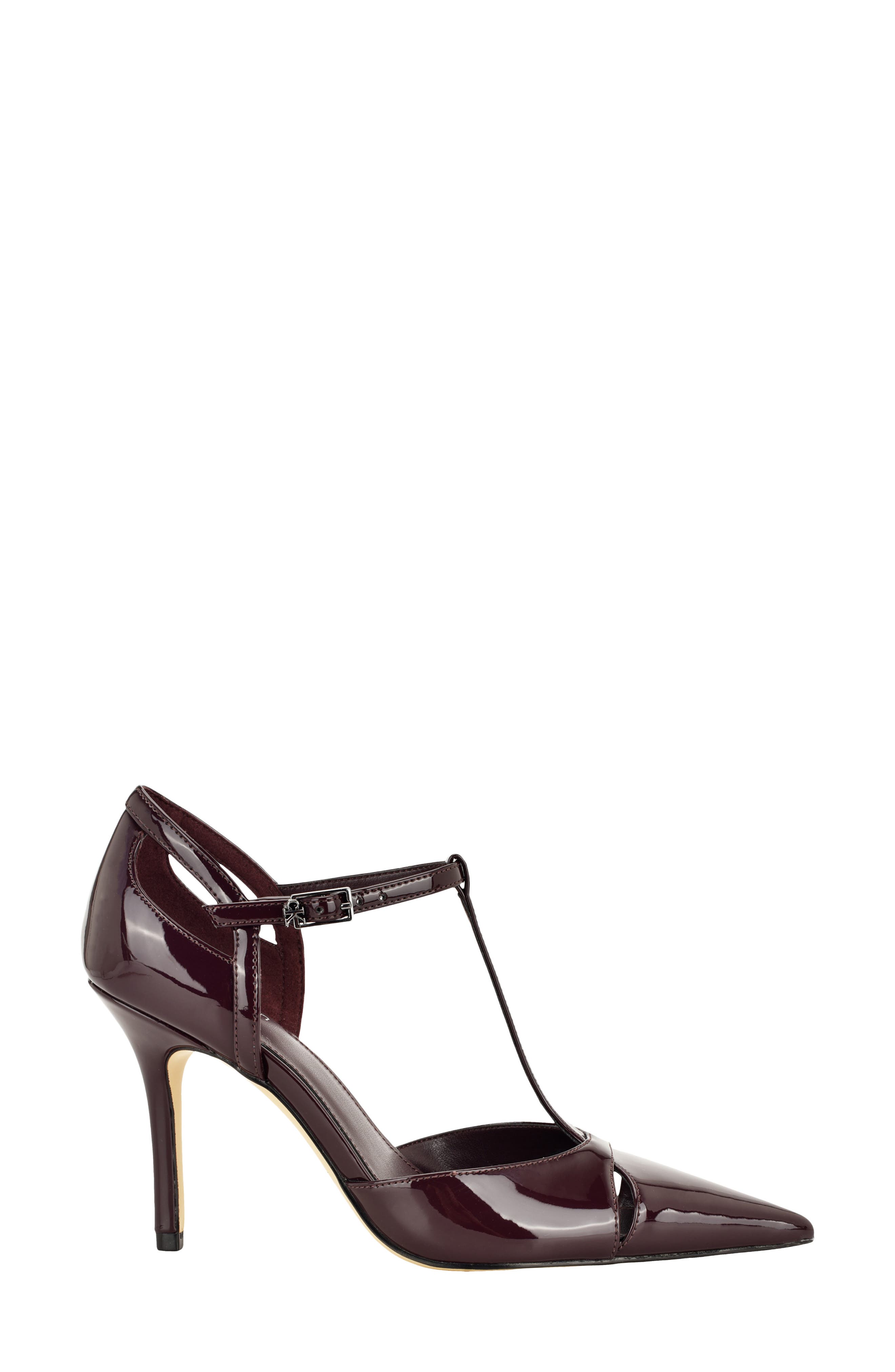 Calvin Klein Odielle Pointed Toe Pump, Alternate, color, Dark Red 600