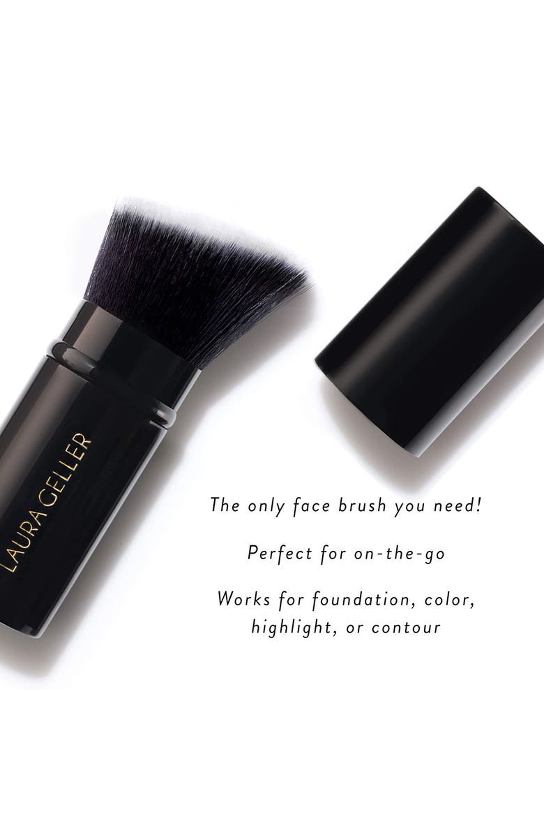 Laura Geller Beauty Baked Balance-n-Brighten Color Correcting Foundation + Kabuki Brush Set, Alternate, color, Deep