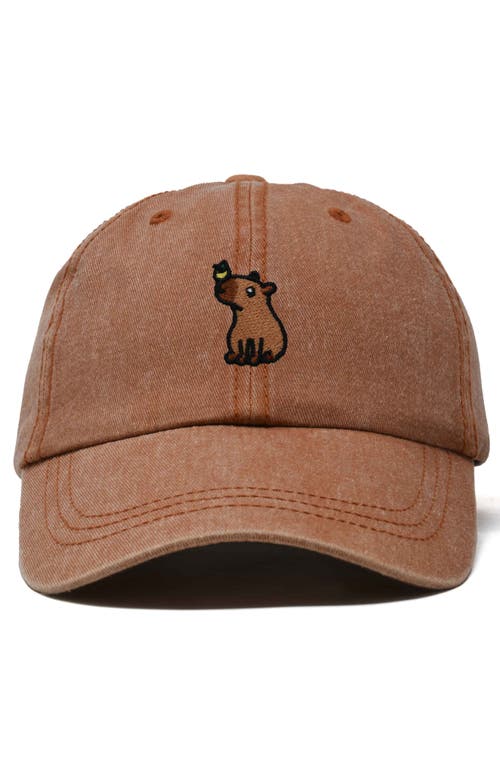 DALIX DALIX CAPYBARA EMBROIDERED EVERYDAY HAT 