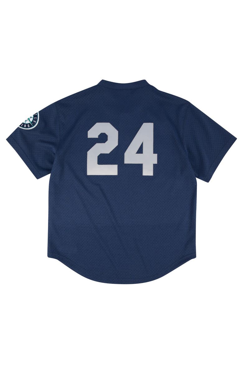 Men's Profile Navy Seattle Mariners Big & Tall Cooperstown Collection Mesh Batting Practice Jersey, Alternate, color, Navy
