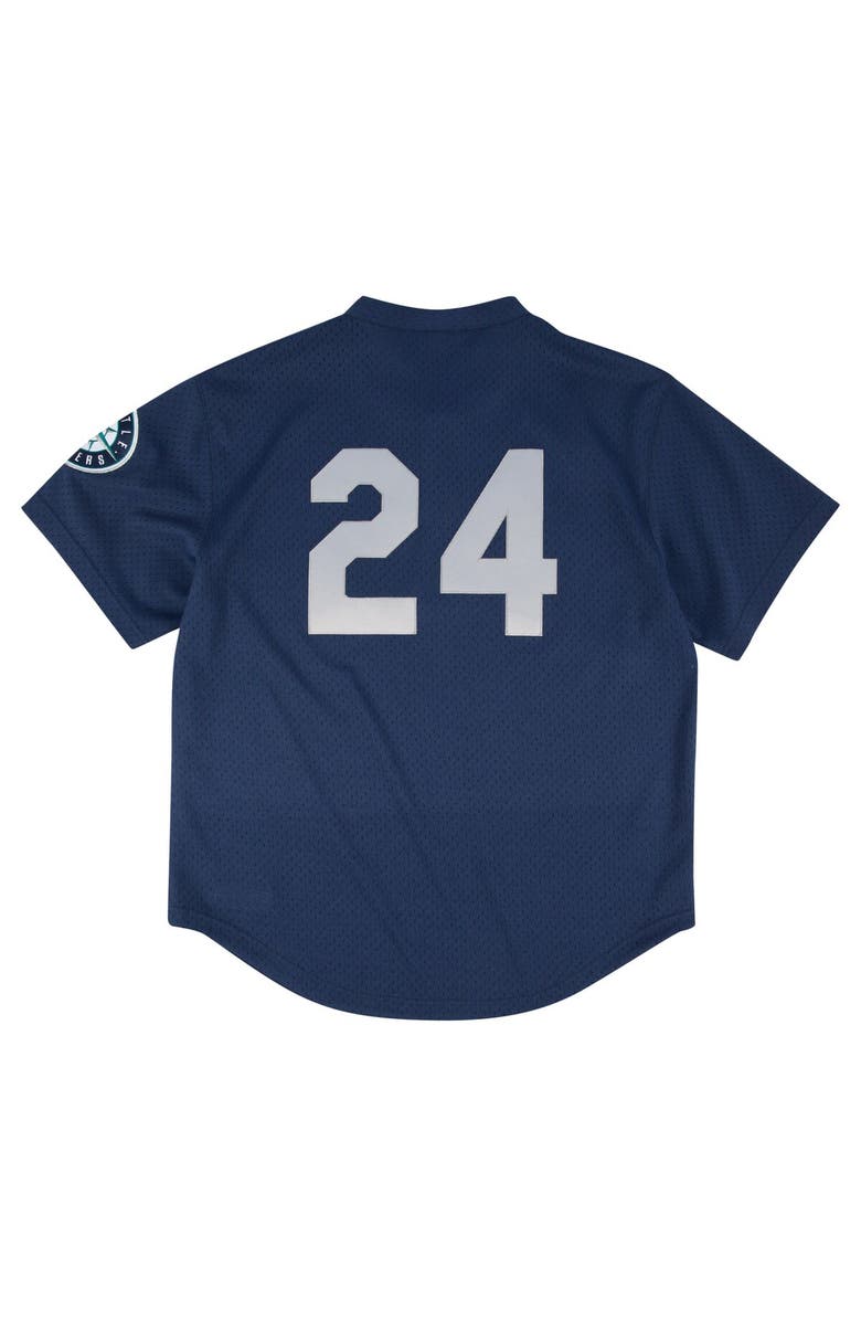 PROFILE Men's Profile Navy Seattle Mariners Big & Tall Cooperstown Collection Mesh Batting Practice Jersey, Alternate, color, Navy