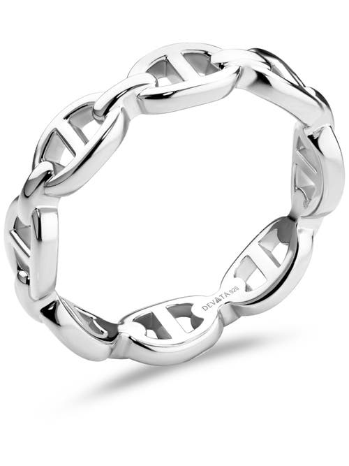 Devata Mariner Anchor Ring In Metallic