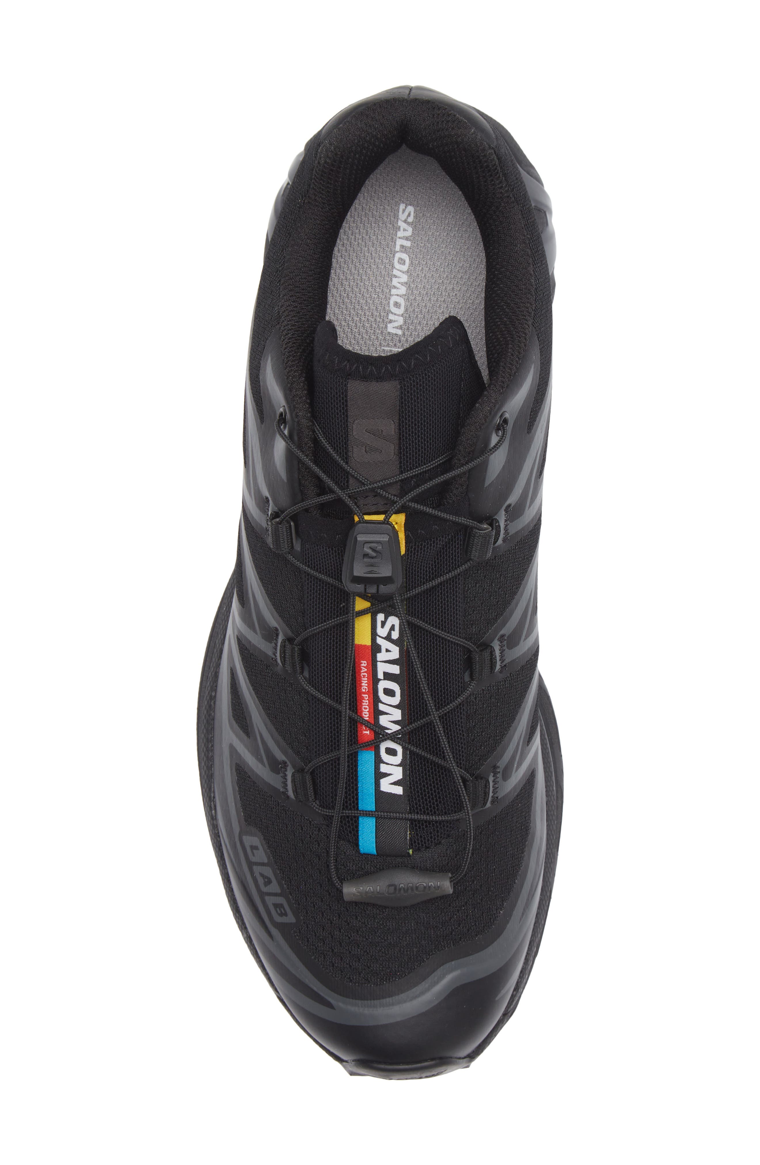 Salomon XT-6 Sneaker, Alternate, color, Black