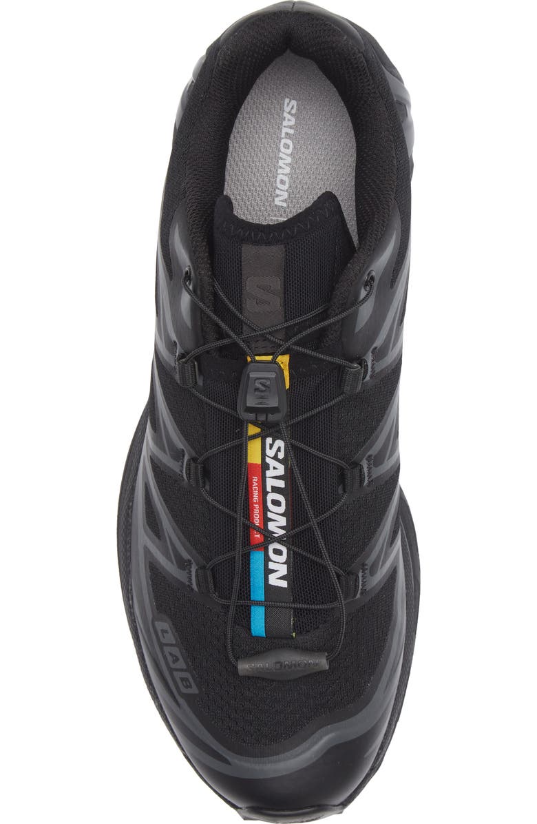 Salomon XT-6 Sneaker, Alternate, color, Black