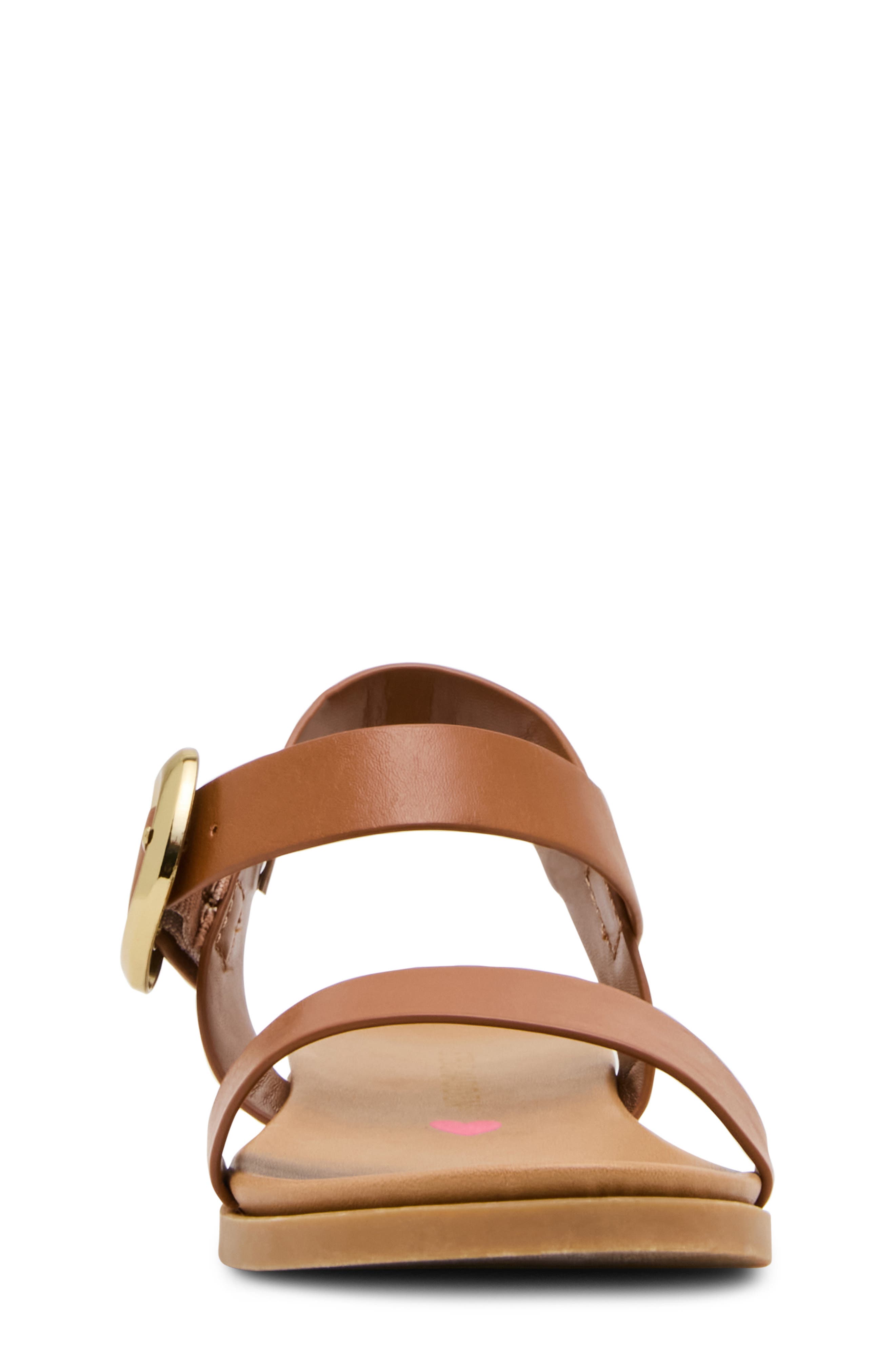 Kids' Tacee Flat Sandal, Alternate, color, COGNAC
