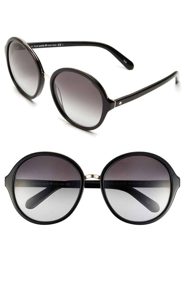 Kate Spade New York 'bernadette' 58mm gradient sunglasses, Main, color, 