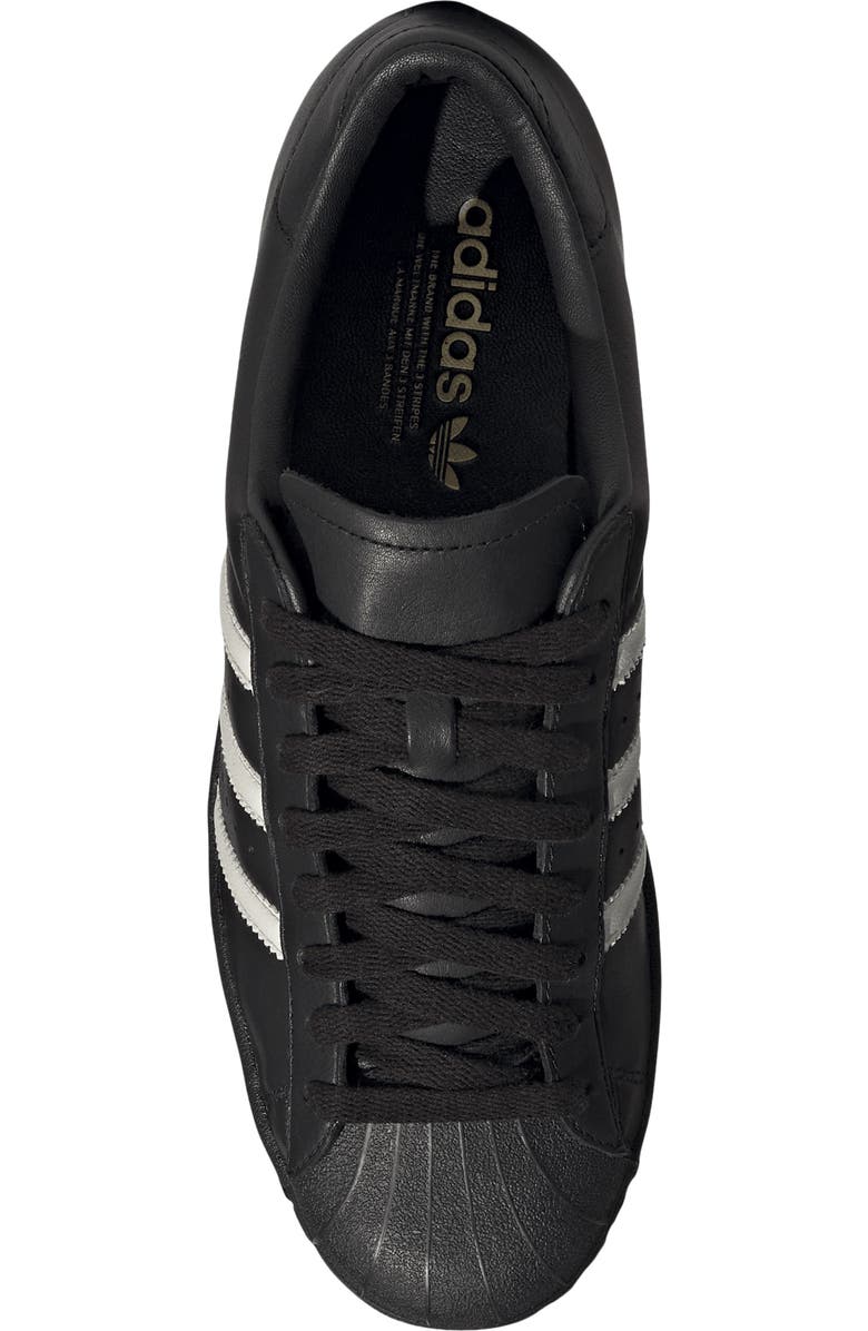 adidas Gender Inclusive Superstar Vintage Sneaker, Alternate, color, Black/ Core White/ Black