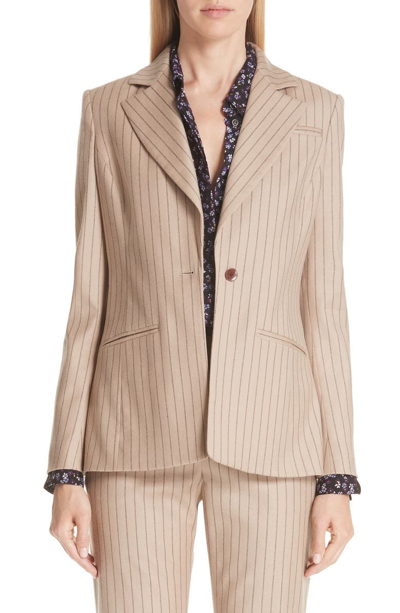 Altuzarra Pinstripe Jacket, Main, color, 