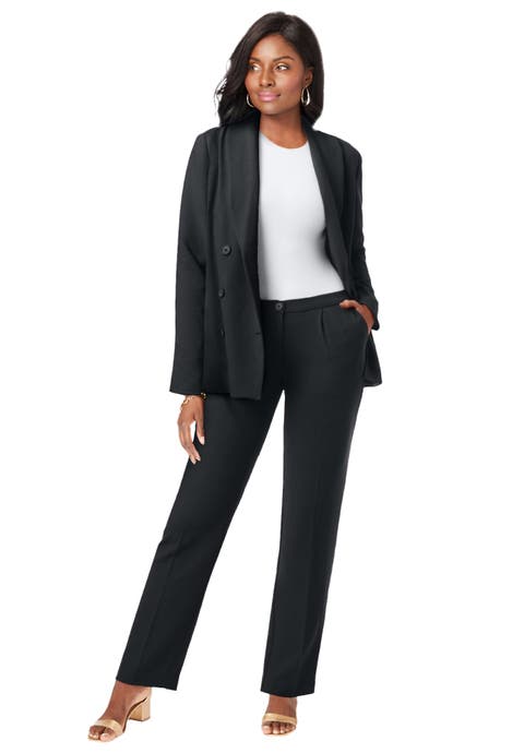 2-Piece Double-Breasted Pantsuit (Plus Available)