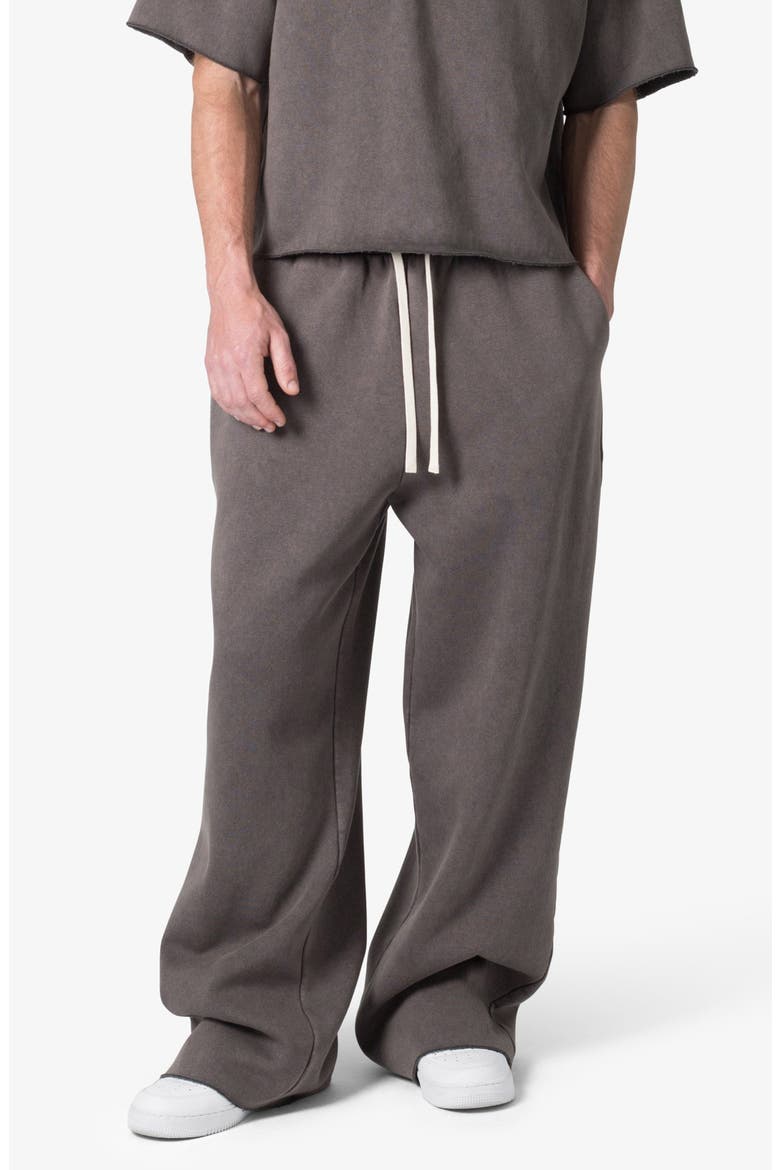 Washed Ultra Baggy Sweatpants, Alternate, color, WASHED BLACK