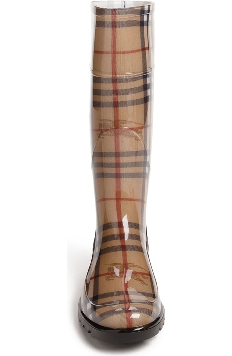 Burberry Tall Rain Boot, Alternate, color,
