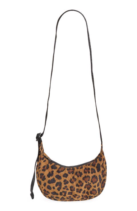 Small Recycled Nylon Crescent Crossbody Bag