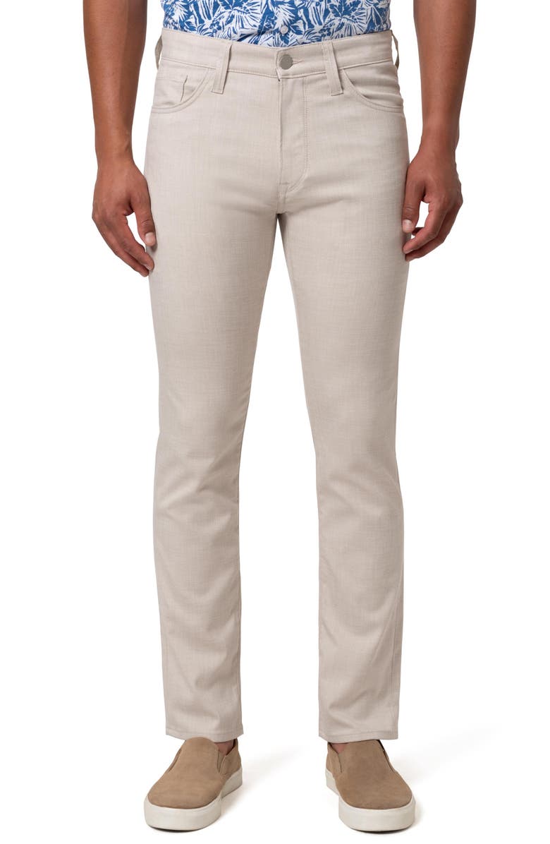 34 Heritage Charisma Straight Leg Twill Pants, Main, color, Cream Cross Twill