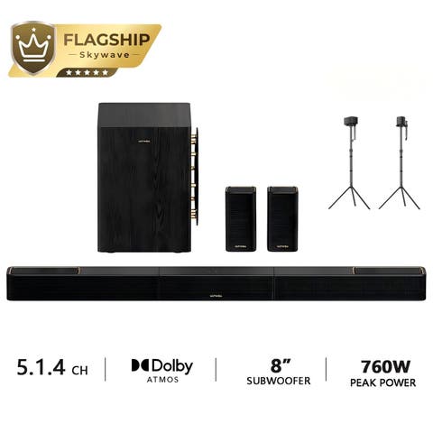 Skywave Series, 5.1.4ch Sound Bar with Dolby Atmos
