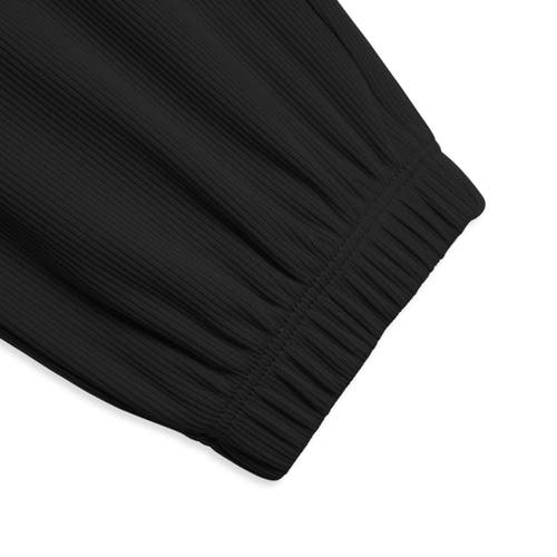 Tomboyx Rib Drawstring Jogger In Black