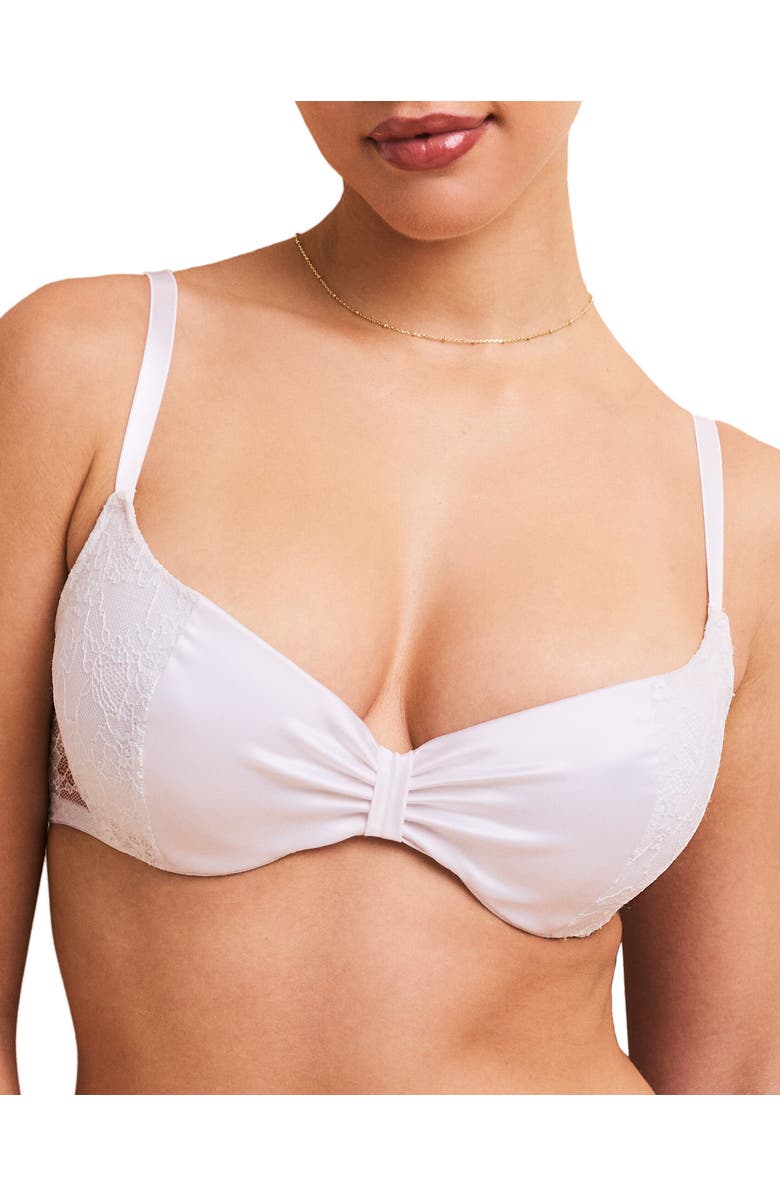 Adore Me Eira Push Up Demi Bra, Main, color, White