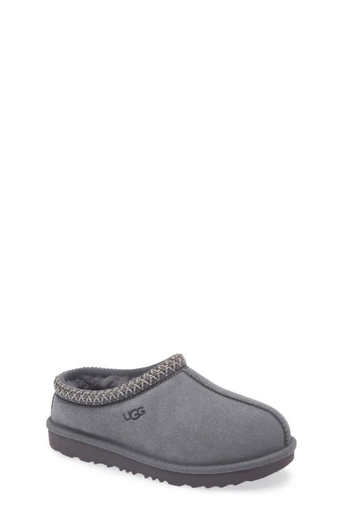 Ugg(r) Kids' Tasman Ii Embroidered Slipper In Gray