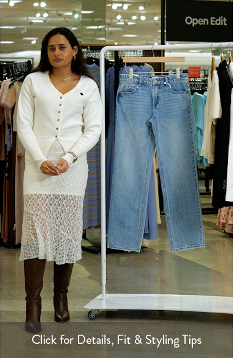 Low Rise Straight Leg Jeans, sales video thumbnail