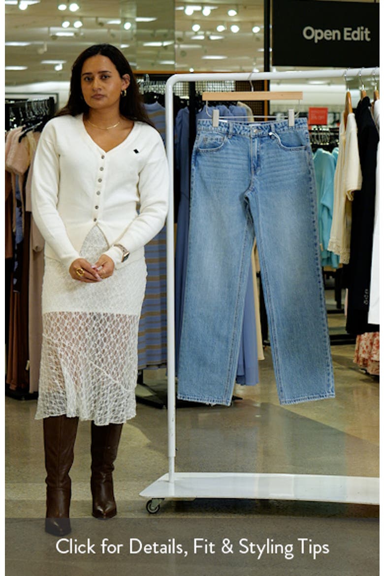 Low Rise Straight Leg Jeans video